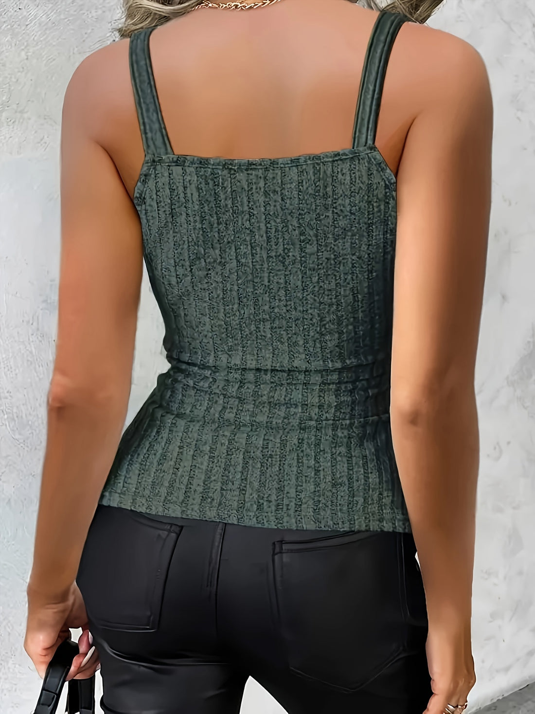 Sexy Surplice Neck Sleeveless Cami Top