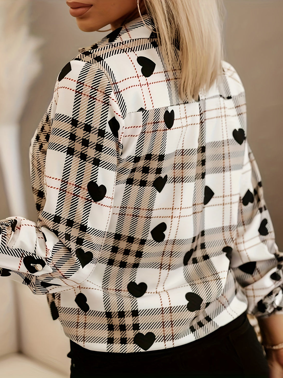 Women's Print Button-Up Shirt