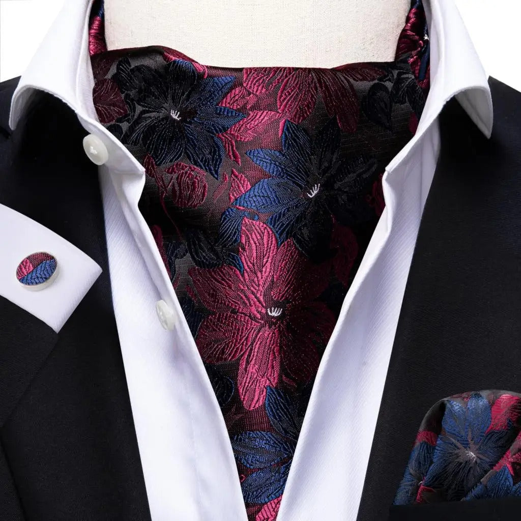 Hi-Tie 100% Silk Adult Men's Cravat Ascot